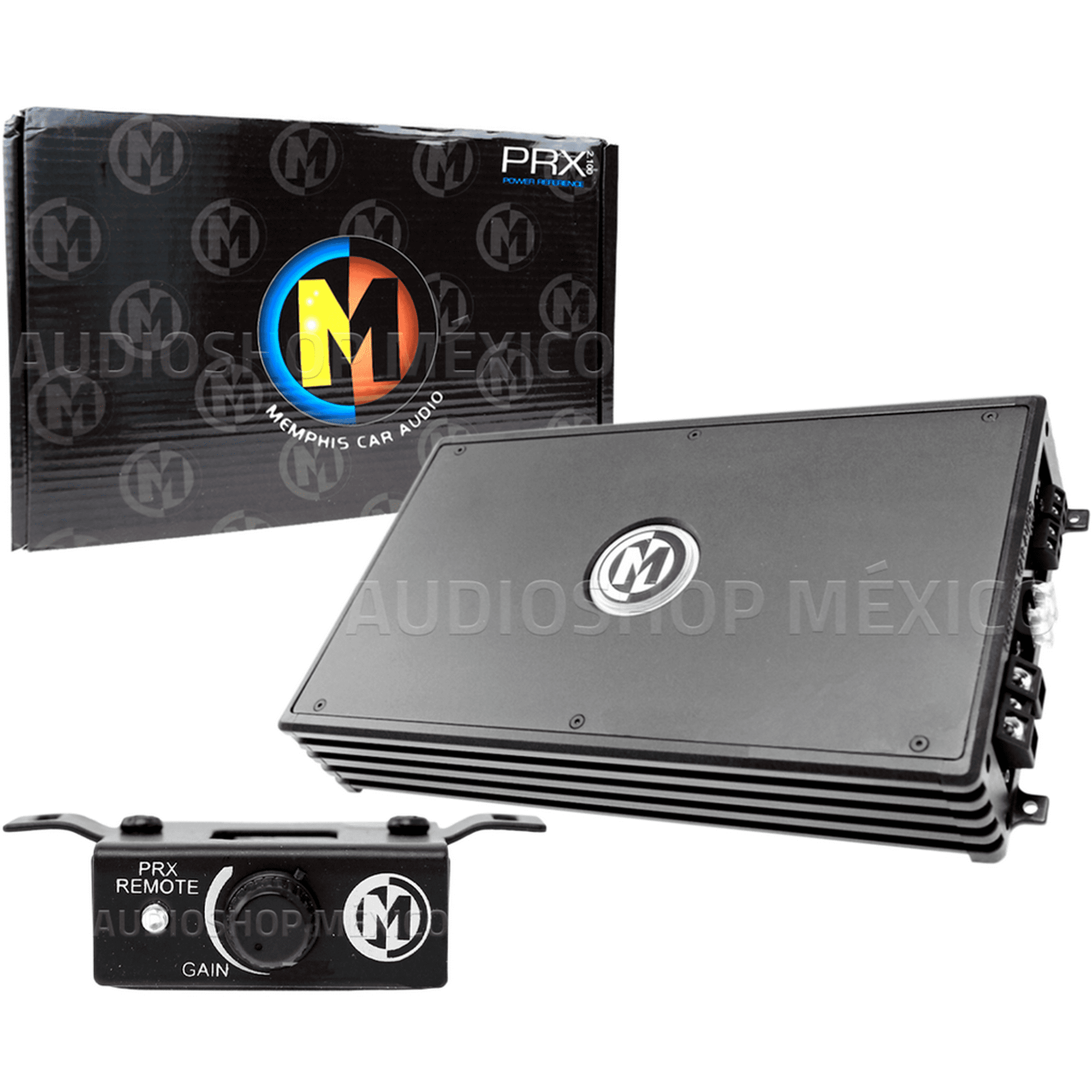 Amplificador 2 Canales Memphis Audio PRX2.100 600 Watts Clase AB 