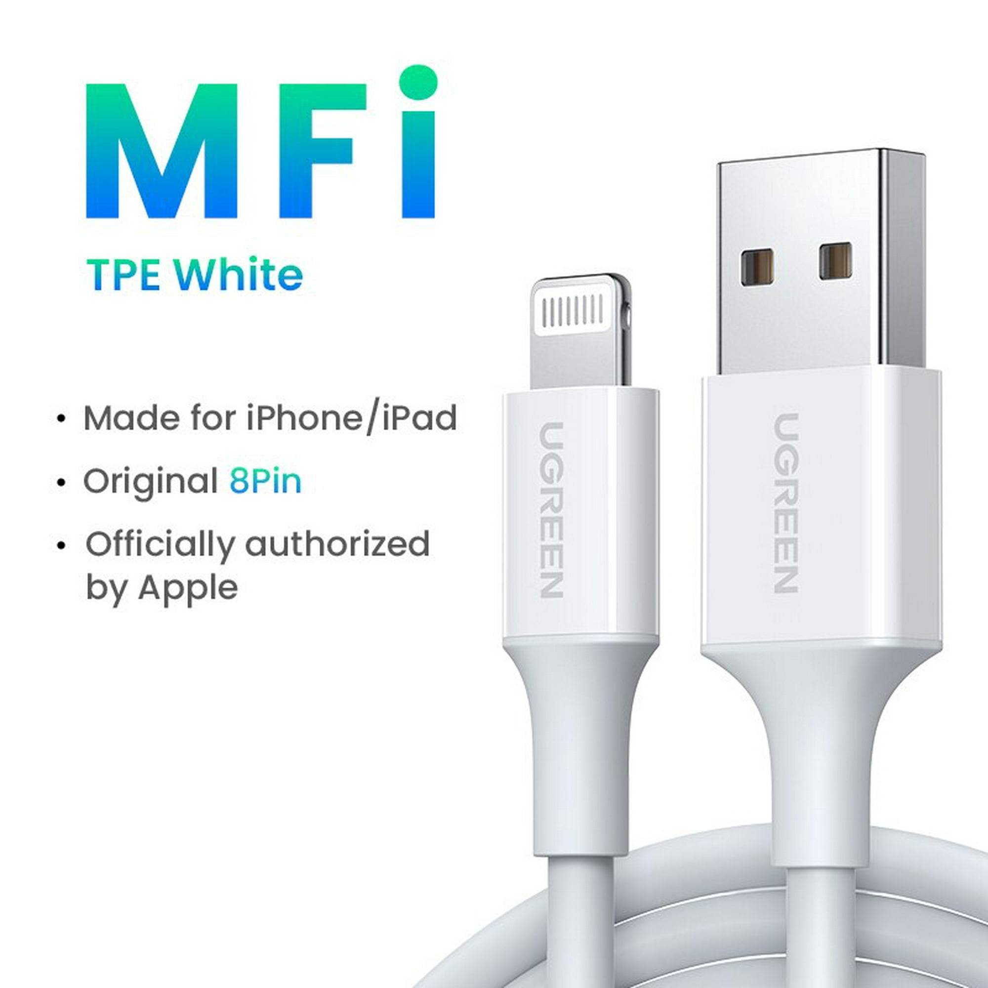 Cable iPhone USB C a Lightning Blindado Certificado MFi 1