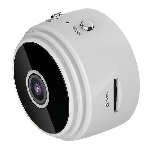 Mini cámara espía WiFi 1080P, cámara espía oculta inalámbrica, grabación de  audio y video en vivo, cámara de niñera de seguridad para el hogar/visión