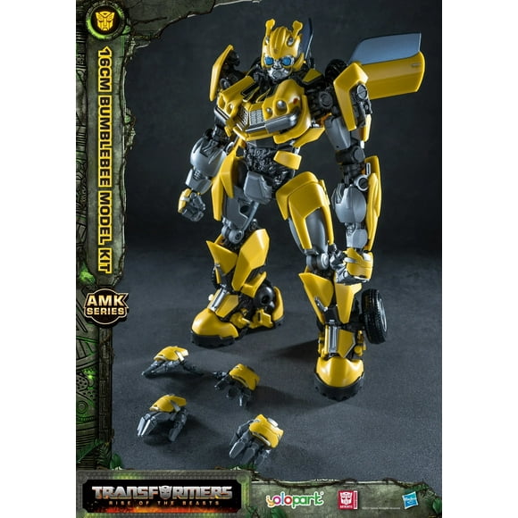 yolopark transformers rise of the beasts modelo de montaje serie amk bumblebee optimus primal op banyuo