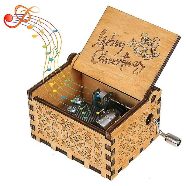 Comprar Caja de música de madera para nieta, cajas lindas vintage grabadas  con láser de madera, el mejor regalo de cumpleaños/día de San Valentín/día  de la boda