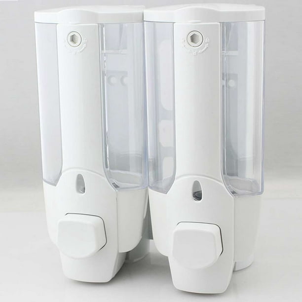 Dispensador de jabón líquido de doble cabeza individual, baño de pared,  desinfectante de manos para Advancent JJ14814-05B