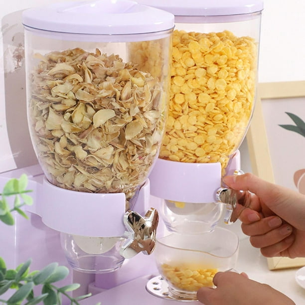 Dispensador Cereales doble 4.5+4.5 lt