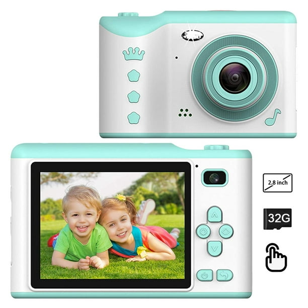 Cámara para niños y niñas, juguetes para cumpleaños de 3, 4, 5, 6, 7, 8  años, cámara de video digital portátil para niños de 3 a 10 años (azul)