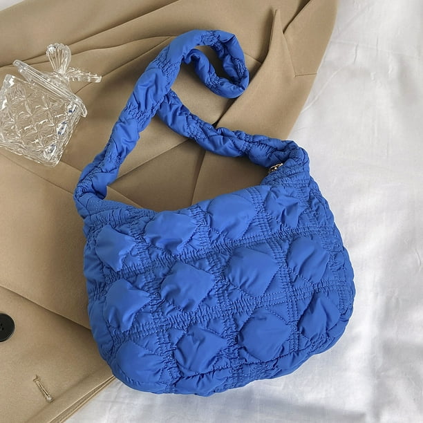 Bolso de viaje para mujer, bolso acolchado suave de nailon acolchado, bolsos  de mano informales para niñas FLhrweasw Nuevo