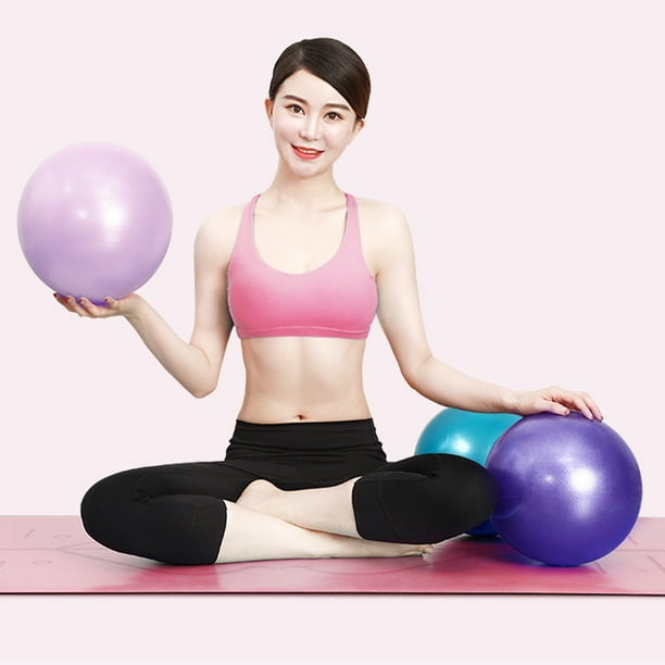 Mini Exercise Ball - Pequeña pelota de pilates para estabilidad, yoga,  estiramientos y fisioterapia