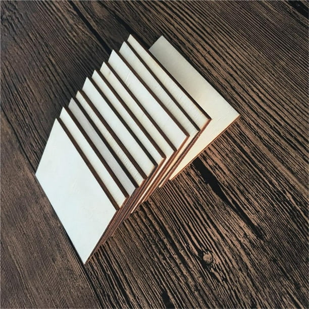 ewtshop® 10 hojas de madera para manualidades, 30 x 20 cm, grosor de 1,5  mm, para modelismo, grabado, pintura o manualidades : : Hogar y  cocina