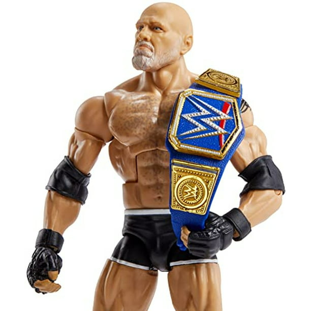 WWE Goldberg Top Picks Elite Collection Figura de acción con Campeonato  Universal, regalo MATTEL WWE MATTEL