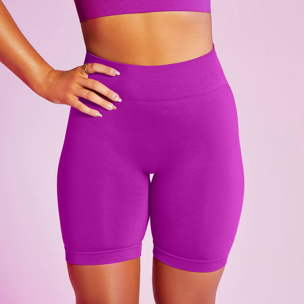 Leggings de color sólido para mujer Pantalones cortos de yoga cómodos y  elásticos ajustados deportivos Pantalones de yoga Fridja fhjkhfk461142