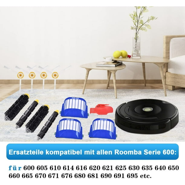Accesorios de Repuesto para iRobot Roomba 600 Series, Recambios