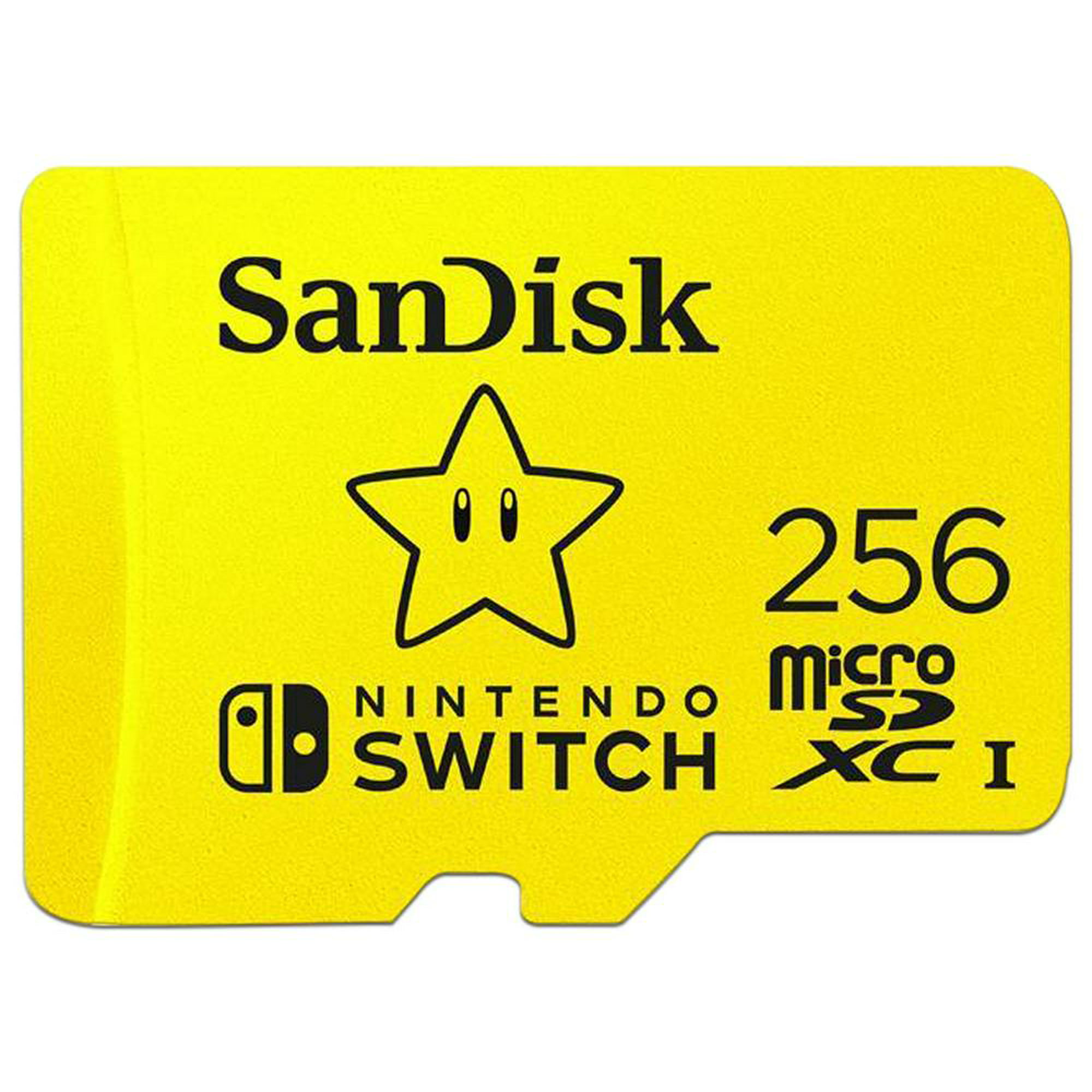 Loza de barro Pies suaves letra Unidad MicroSDXC UHS-I para Nintendo Switch de 256GB. SanDisk  SDSQXAO-256G-GNCZN | Walmart en línea