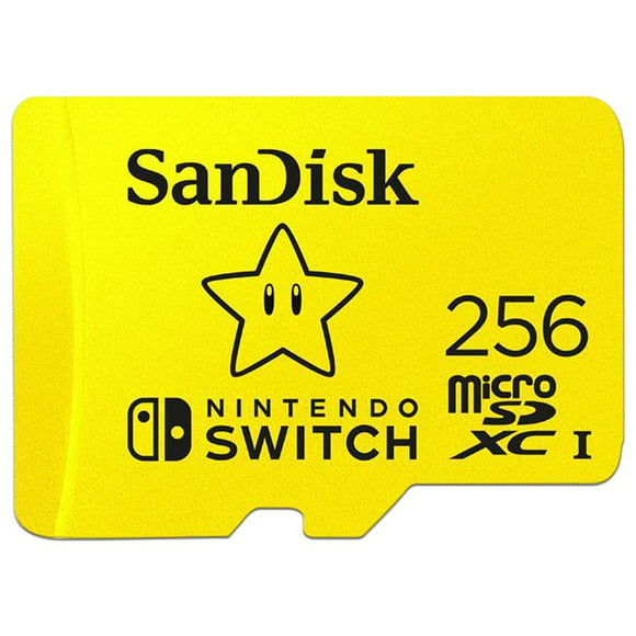 unidad microsdxc uhsi para nintendo switch de 256gb sandisk sdsqxao256ggnczn