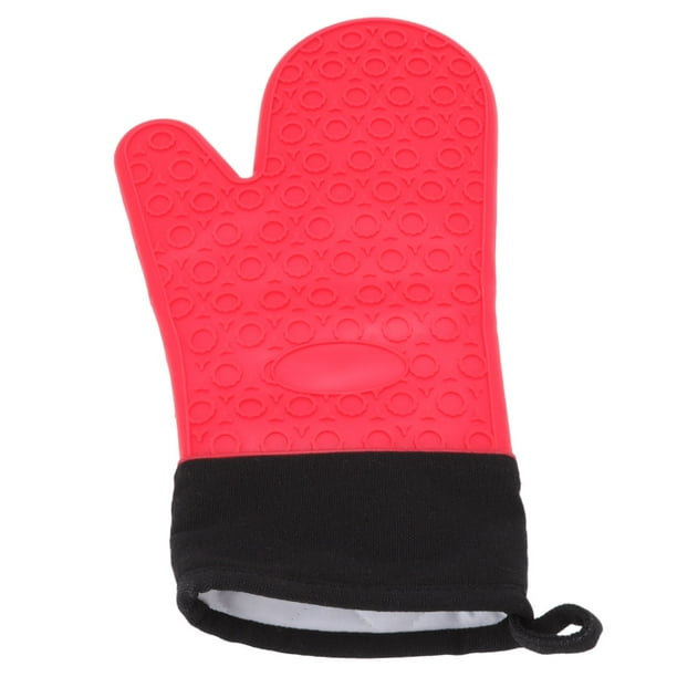 Guantes de silicona para horno, resistentes al calor, resistentes a altas  temperaturas, guantes protectores para horno de cocina para mover platos