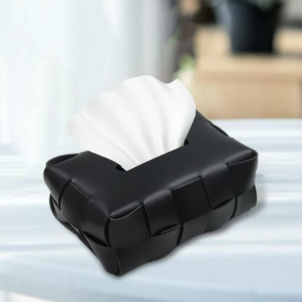 pañuelos PU para coche, caja para , caja , pañuelos, caja higiénico para  dormitorio, , GRIS Gloria sostenedor del tejido