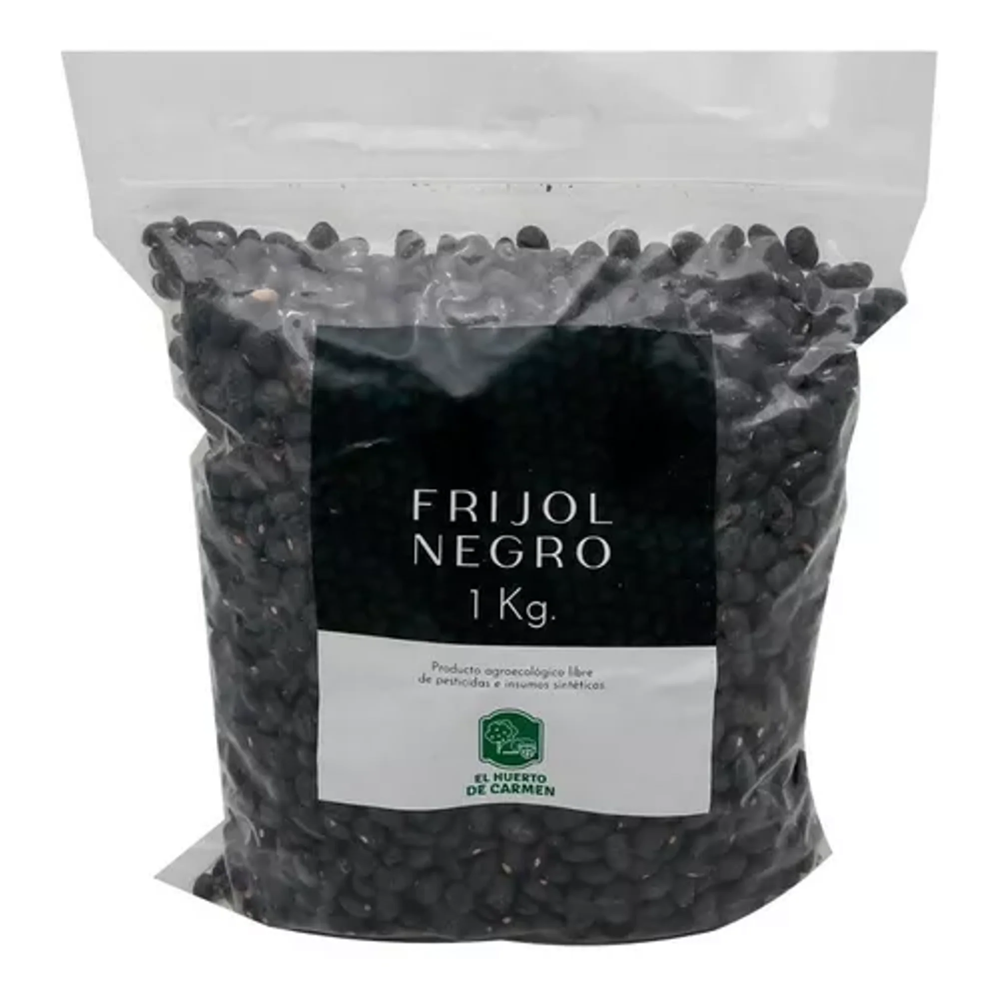 Frijol negro agroecológico orgánico 1 kg huerto de carmen