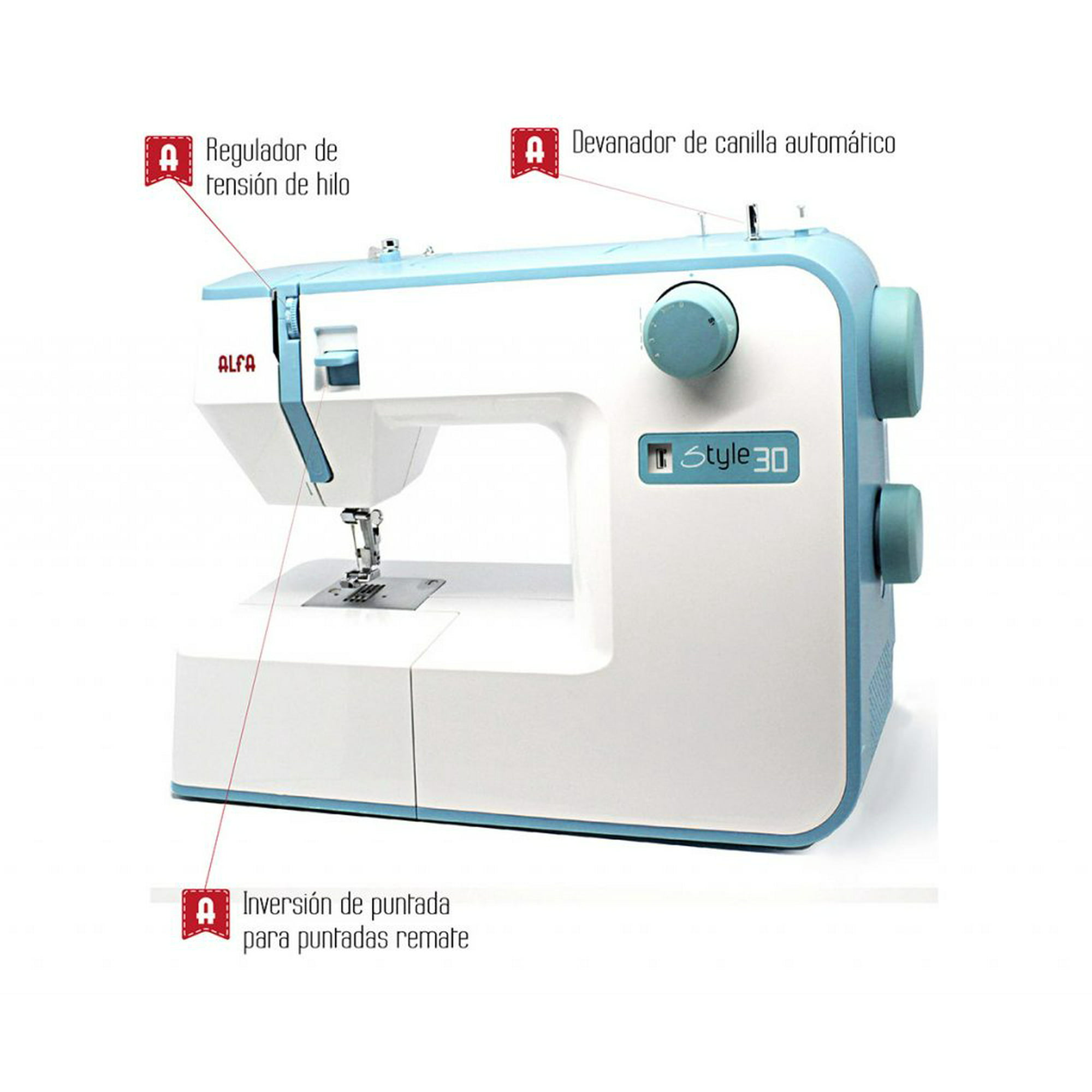 Maquina de coser Alfa practik 5 : : Hogar y cocina