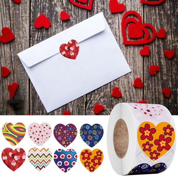 Pegatinas del Día de San Valentín, sellador de sobres, decoración del Día  de San Valentín, etiquetas de sellado para cartas, tarjetas de  felicitación