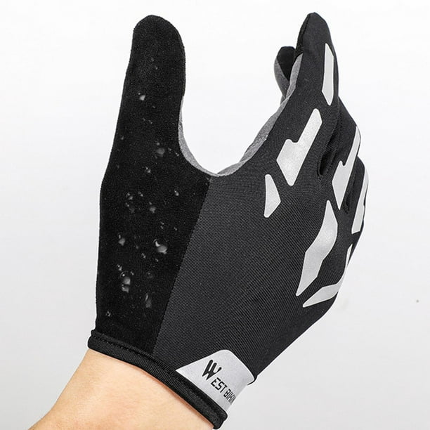 1 par de guantes de ciclismo para hombre, almohadilla de para bicicleta de  montaña, guantes antideslizantes táctil, guantes transpir SG Soledad guantes  de ciclismo