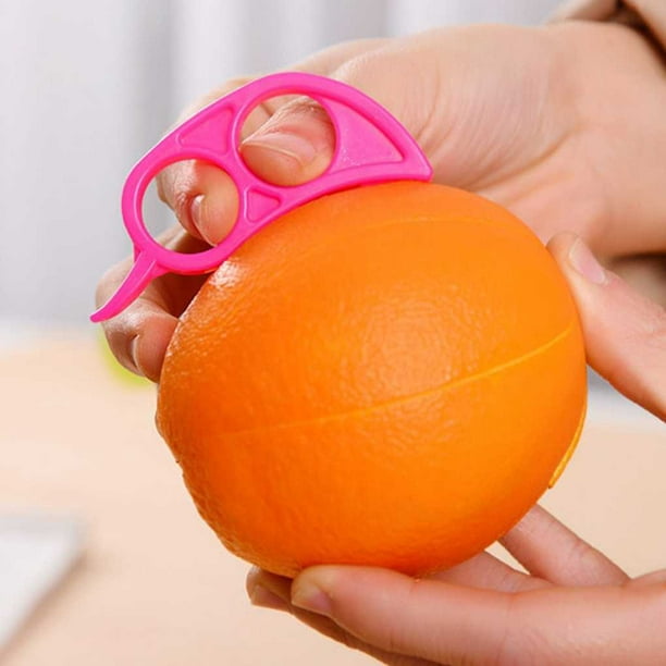 Cutter pequeño naranja con seguro