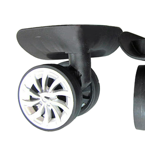  Katahomie - Ruedas para maleta de viaje de 2.4 pulgadas, ruedas  de repuesto para exteriores, 2 pares, Negro - : Ropa, Zapatos y Joyería