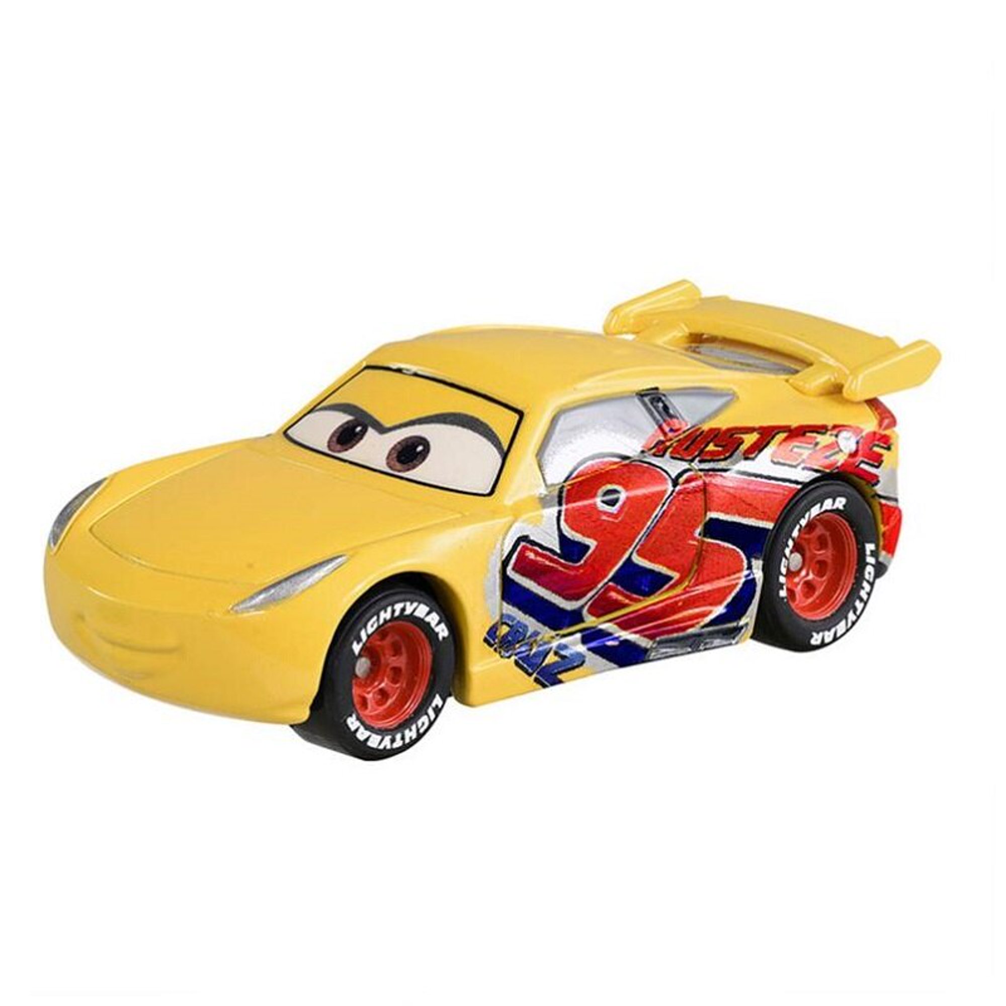  Disney Cars Rayo McQueen de oro fundido a presión 1:55