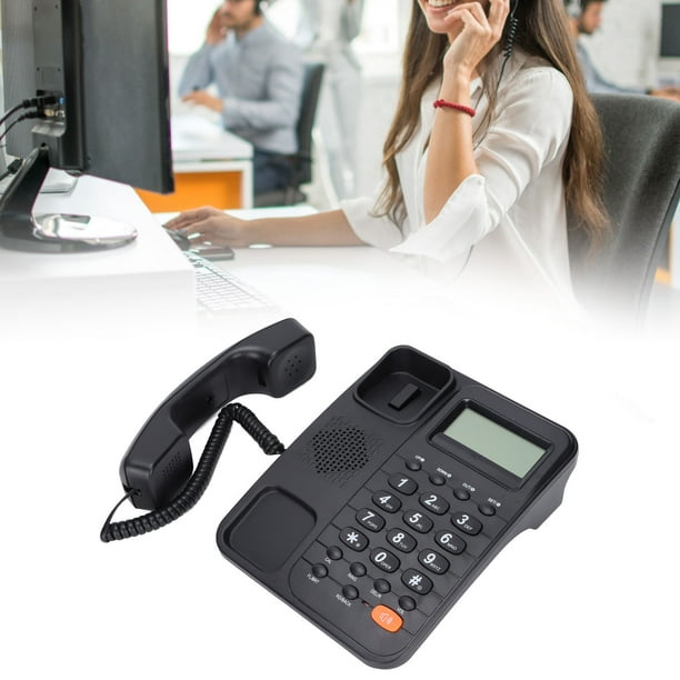 KXT2027CID – Teléfono estándar con cable teléfono fijo FSK DTMF