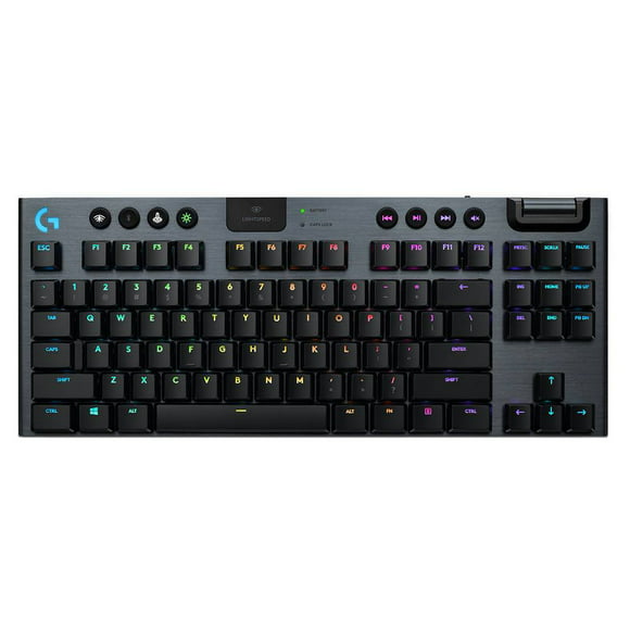 teclado mecánico gamer logitech lightspeed g915 tkl iluminación logitech 920009495