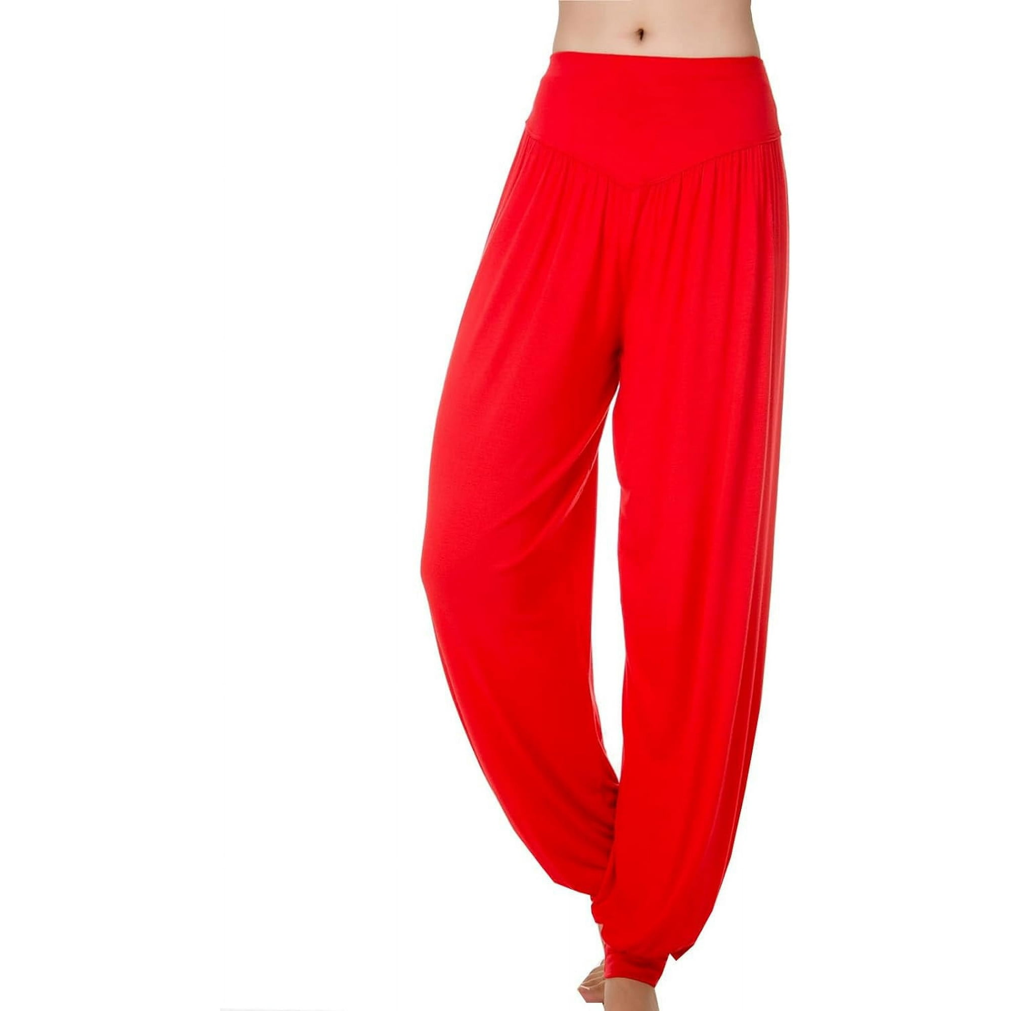 Pantalones de yoga fluidos para mujer - Pantalones harén de yoga