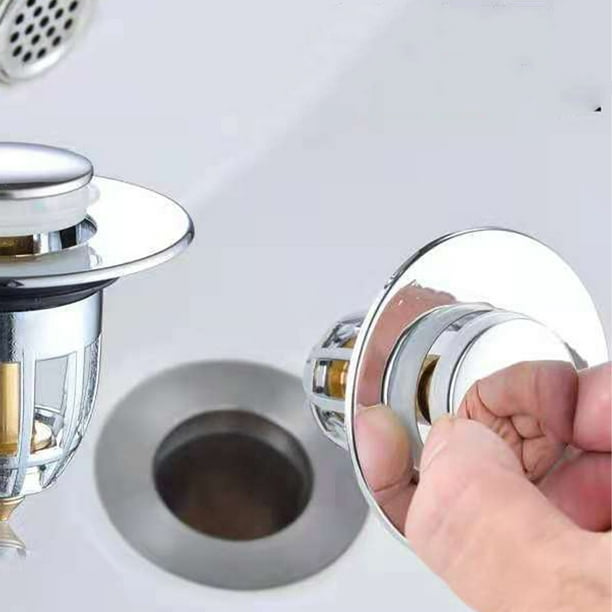 Lavabo universal Cabeza de agua Tapón de fugas Filtro de lavabo de cobre  tipo push