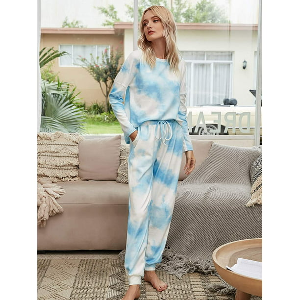 Comprar Pantalones de pijama mujer Azul claro? Calidad y ahorro