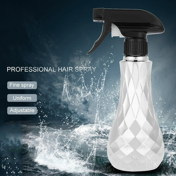 Pulverizador de agua para peluquero, 300 ml, agua de peluquería recargable,  pulverizador de agua para peluquería, pulverizador de agua multifuncional