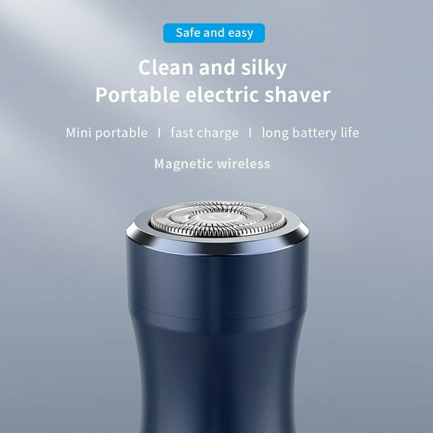 mini afeitadora portátil de bolsillo eléctrica pantalla para hombres y  viajes ca