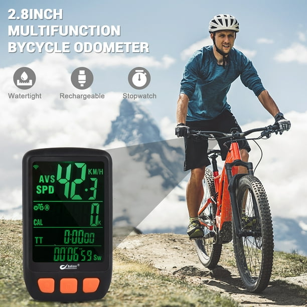 Ordenador para Bicicleta Cuentakilómetros, Odometro Cronómetro