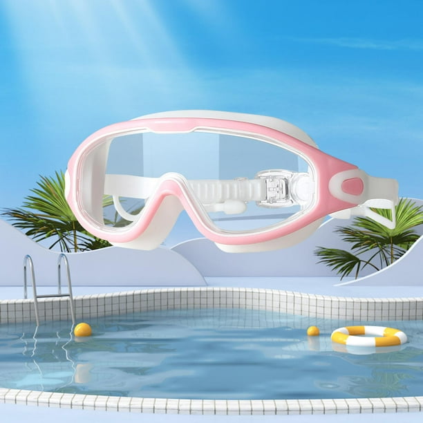 Gafas de natación para mujer, gafas de visión amplia sin fugas, gafas de  natación Unisex a la moda, gafas de natación antiniebla para piscina  interior rosa blanco Sunnimix gafas de natación