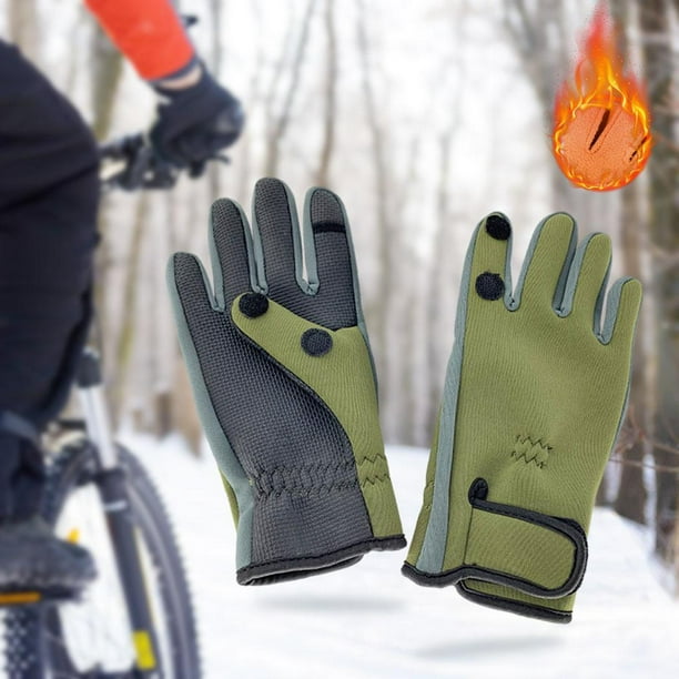 Guantes de invierno hombres mujeres corriendo pantalla táctil guantes  impermeable a prueba de viento frío cálido montar esquí escalada bicicleta