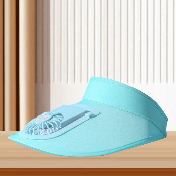 Sombreros de sol con ventilador para niños, sombrero de verano con