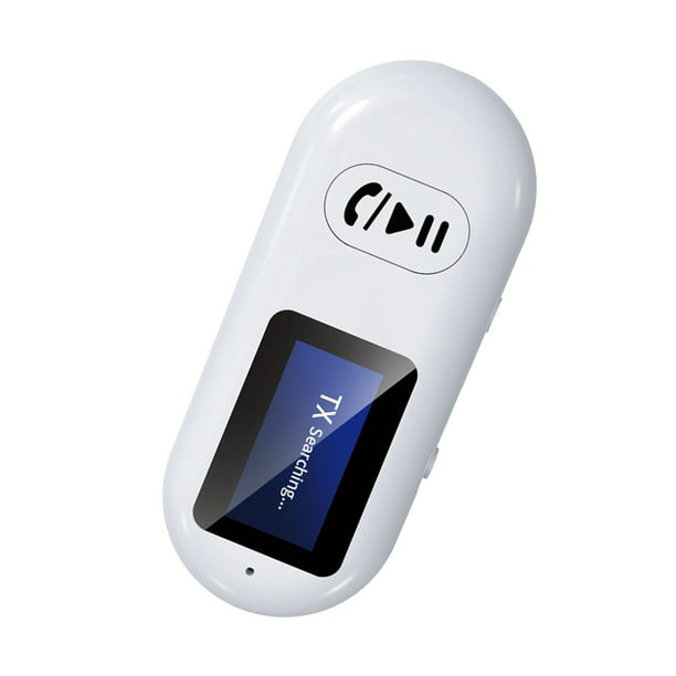  Transmisor y receptor Bluetooth 2 en 1, adaptador de  transceptor de audio inalámbrico USB compatible con llamadas manos libres  Plug and Play para altavoz, auriculares, TV y sistema estéreo para el 