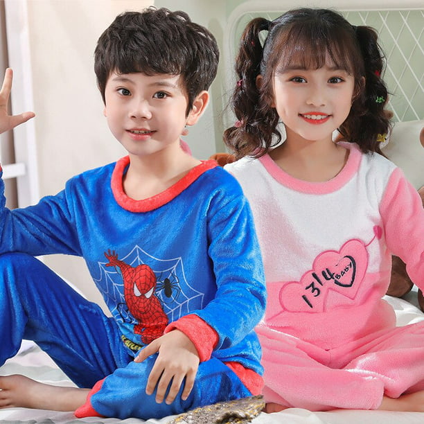 Pijama de franela Marvels Spiderman para niños y adultos, conjunto de lana  de Coral para bebés, niños y niñas, servicio a domicilio para padres e  hijos, Invierno - AliExpress