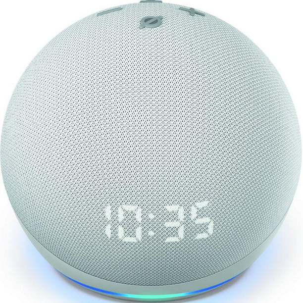 Altavoz Inteligente Alexa Echo Dot, 4Ta Generación, Color Glacier  Blanco –