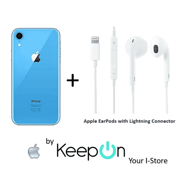 Celular Apple Iphone Xr Reacondicionado 64gb Color Azul Más Audífonos  Genéricos