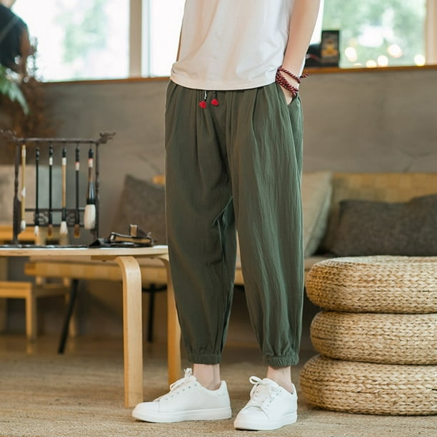 Saturar evitar lava Pantalones bombachos de estilo chino para hombre Tan Jianjun unisex |  Walmart en línea