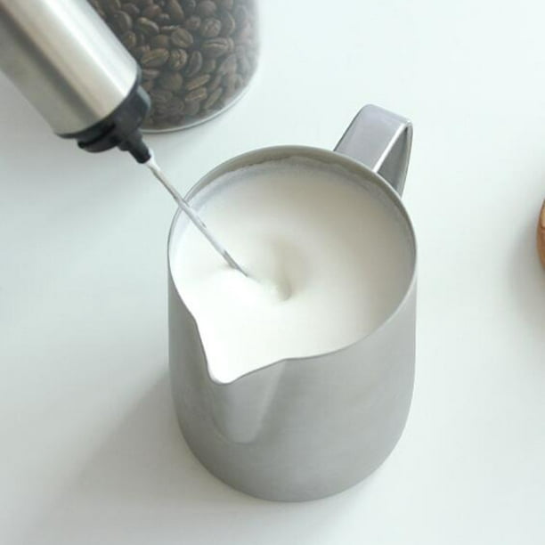 Espumador de leche eléctrico con mezcladora de 3 batidores de acero Soledad  Espumador de leche eléctrico