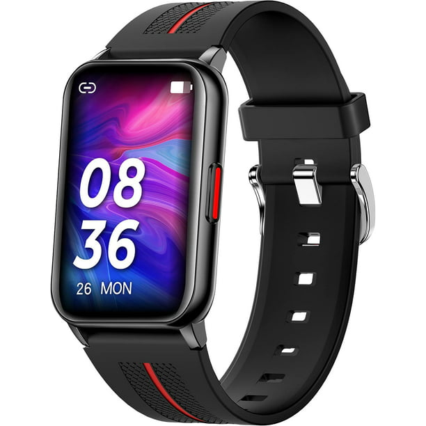 Reloj inteligente para reloj inteligente para teléfonos Android iOS, rastreador de actividad física, frecuencia cardíaca, presión arterial, oxígeno en sangre, sueño, reloj de actividad física con pantalla táctil completa,