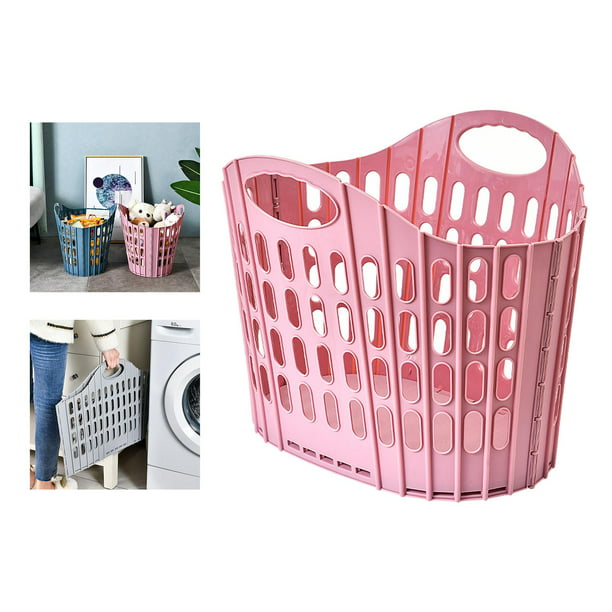 Bolsa de lavandería individual, cesta de lavandería plegable grande, cesta  de lavandería plegable, cubo de almacenamiento de lavado plegable, (gris  oscuro)