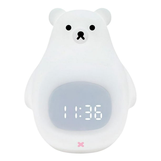 1 pieza de reloj despertador para niños, luz LED Digital, reloj  despertador, luz nocturna, niña, niñ JAMW Sencillez