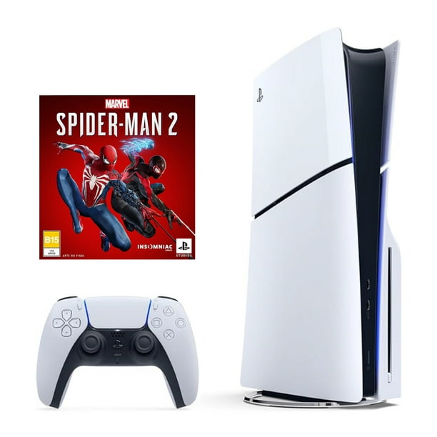 Consola PS5 SLIM PlayStation 5 DVD 1TB Bundle Marvels Spider-Man 2  Internacional