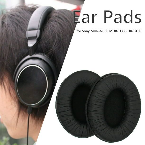 Audífonos 1 par de almohadillas de esponja para auriculares SONY MDR-NC60  MDR-D333 DR-BT50 Universal Accesorios Electrónicos