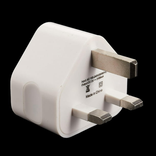 2-Pieza Cabeza Cargador USB 5V 1A Pared Enchufe Adaptadores