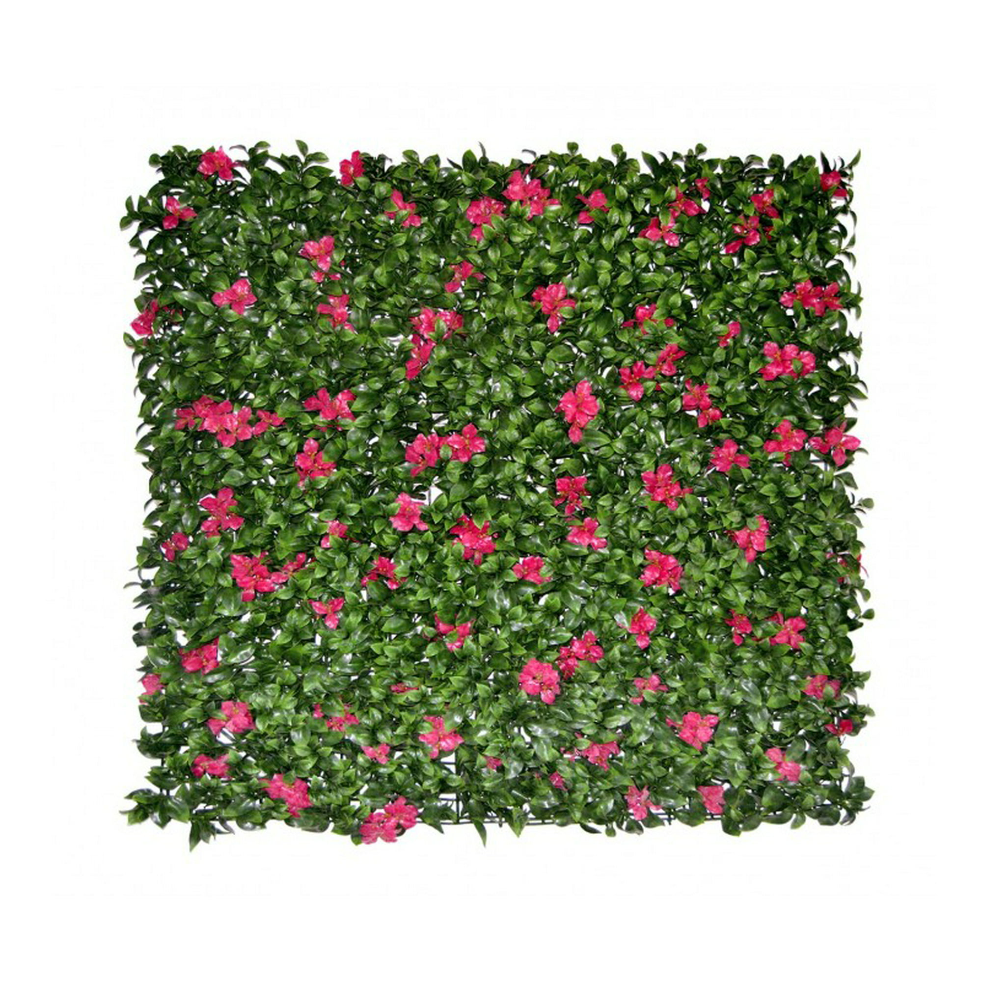 Muro verde Boxwood rojo, Follaje artificial caja con 3 m²