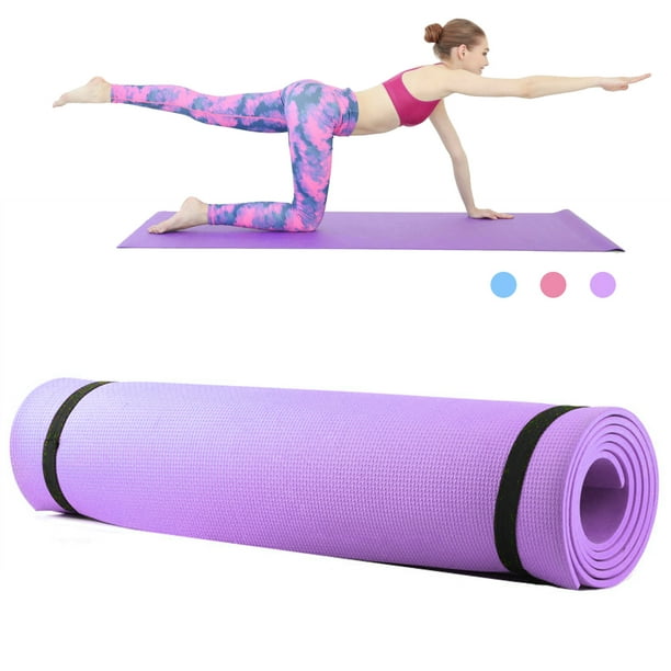 Estera de yoga de EVA, almohadilla de ejercicio antideslizante